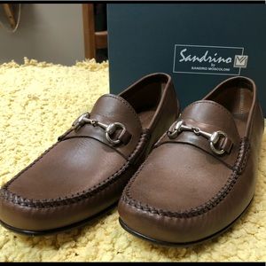 Sandro Moscoloni mens bit loafers, size 11.5